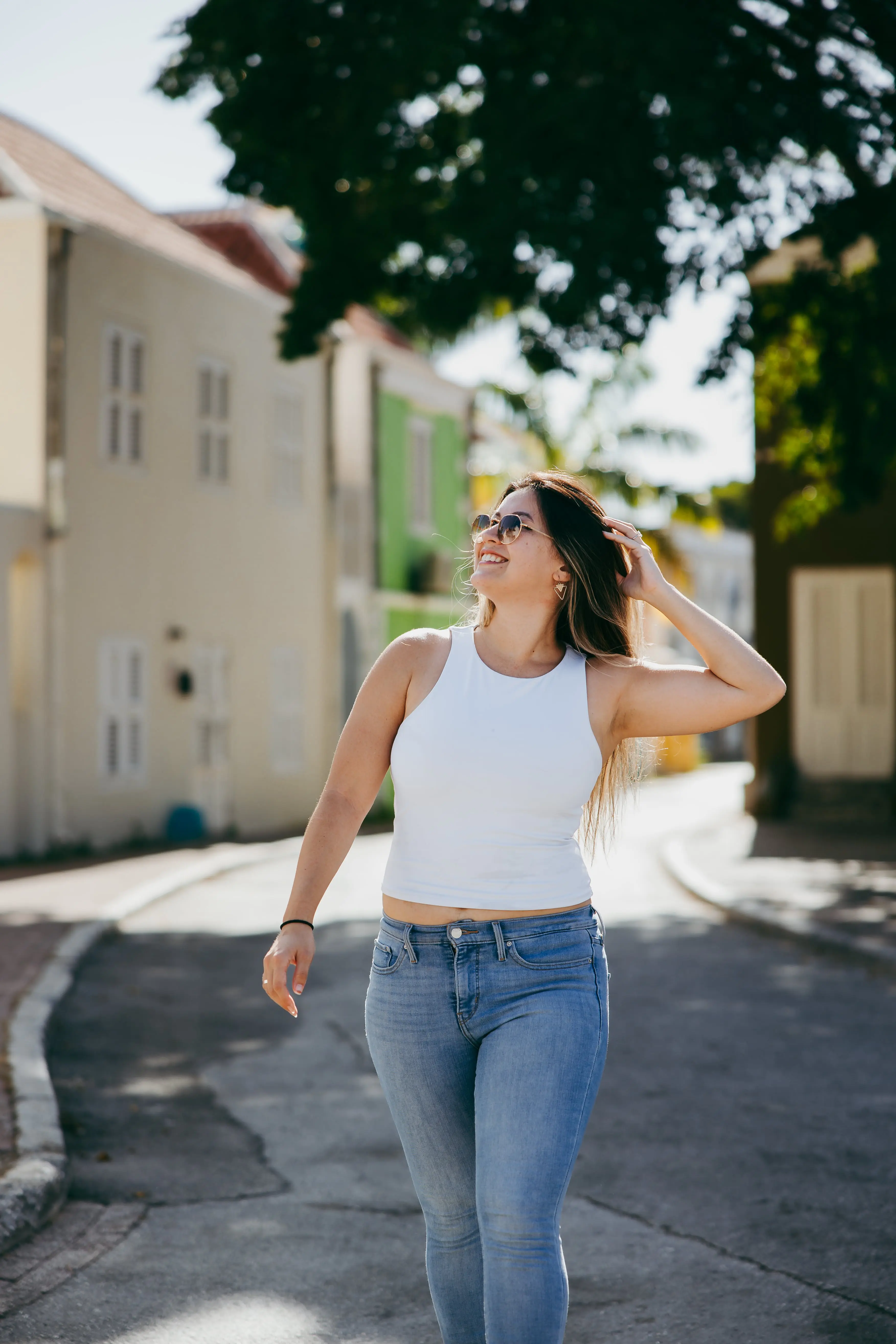 Walking through Otrobanda Curacao