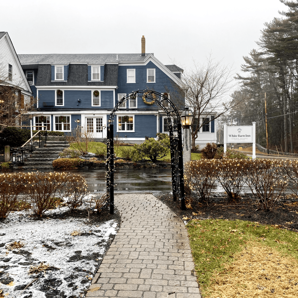 Main entrance of White Barn Inn