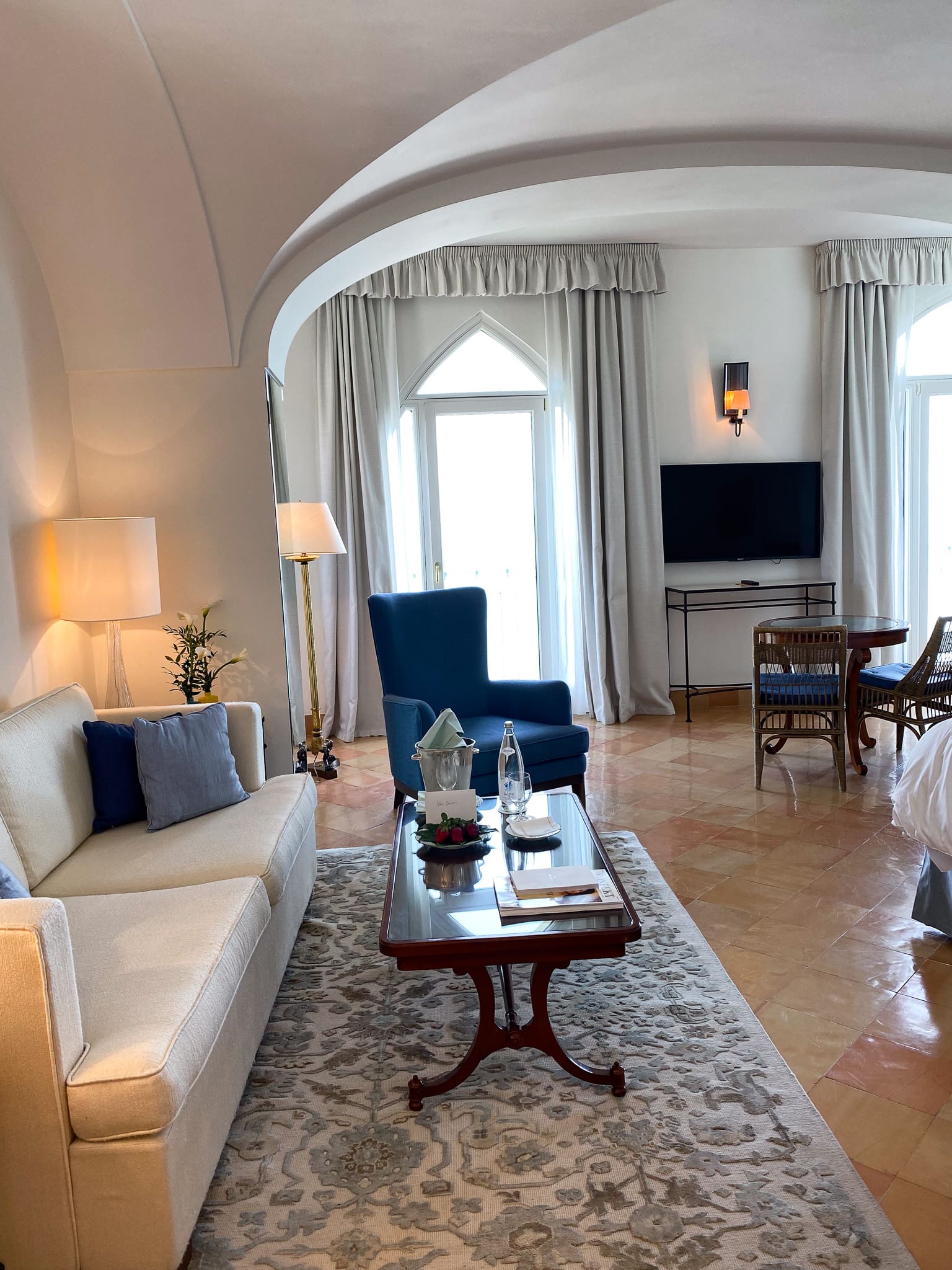 Belmond Caruso Deluxe Sea View Junior Suite with Balcony