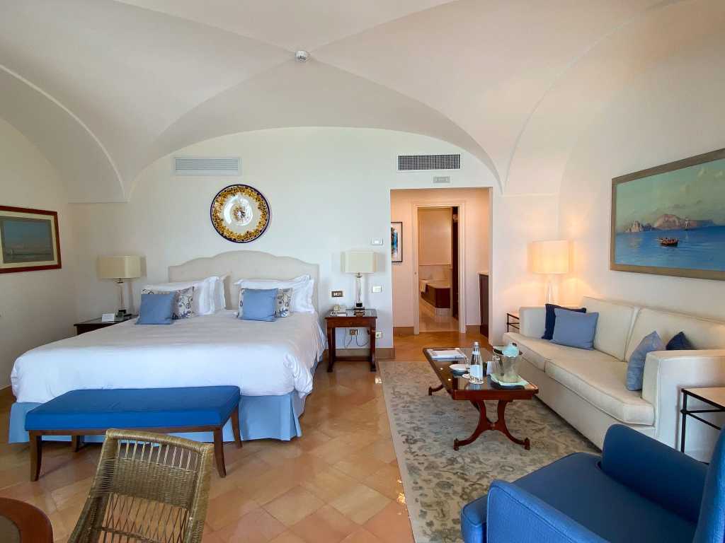 Belmond Caruso Deluxe Sea View Junior Suite with Balcony