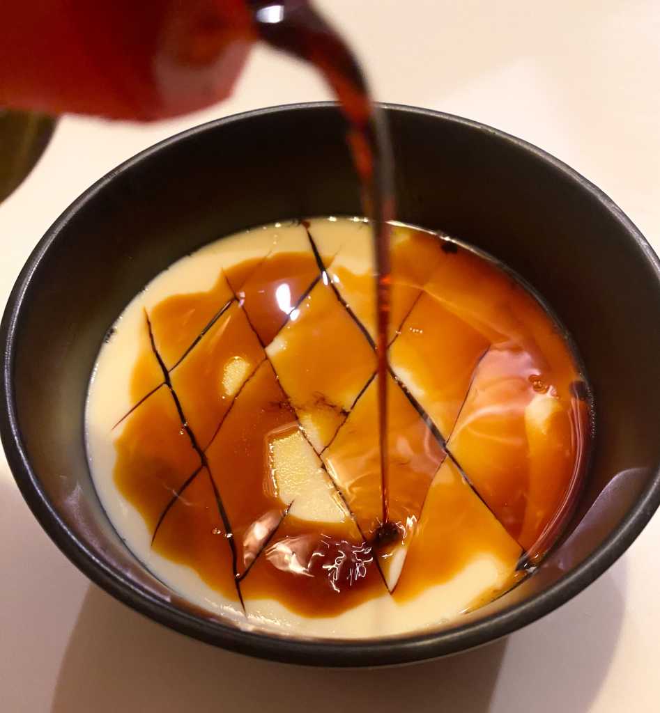 Homemade steamed eggs